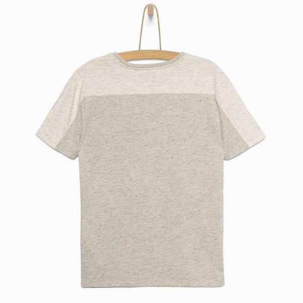 WAY by IKKS garcon city blue t-shirt gris chiné